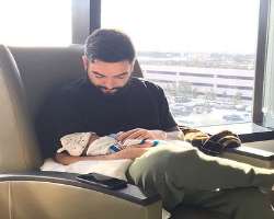 He is a loving father.